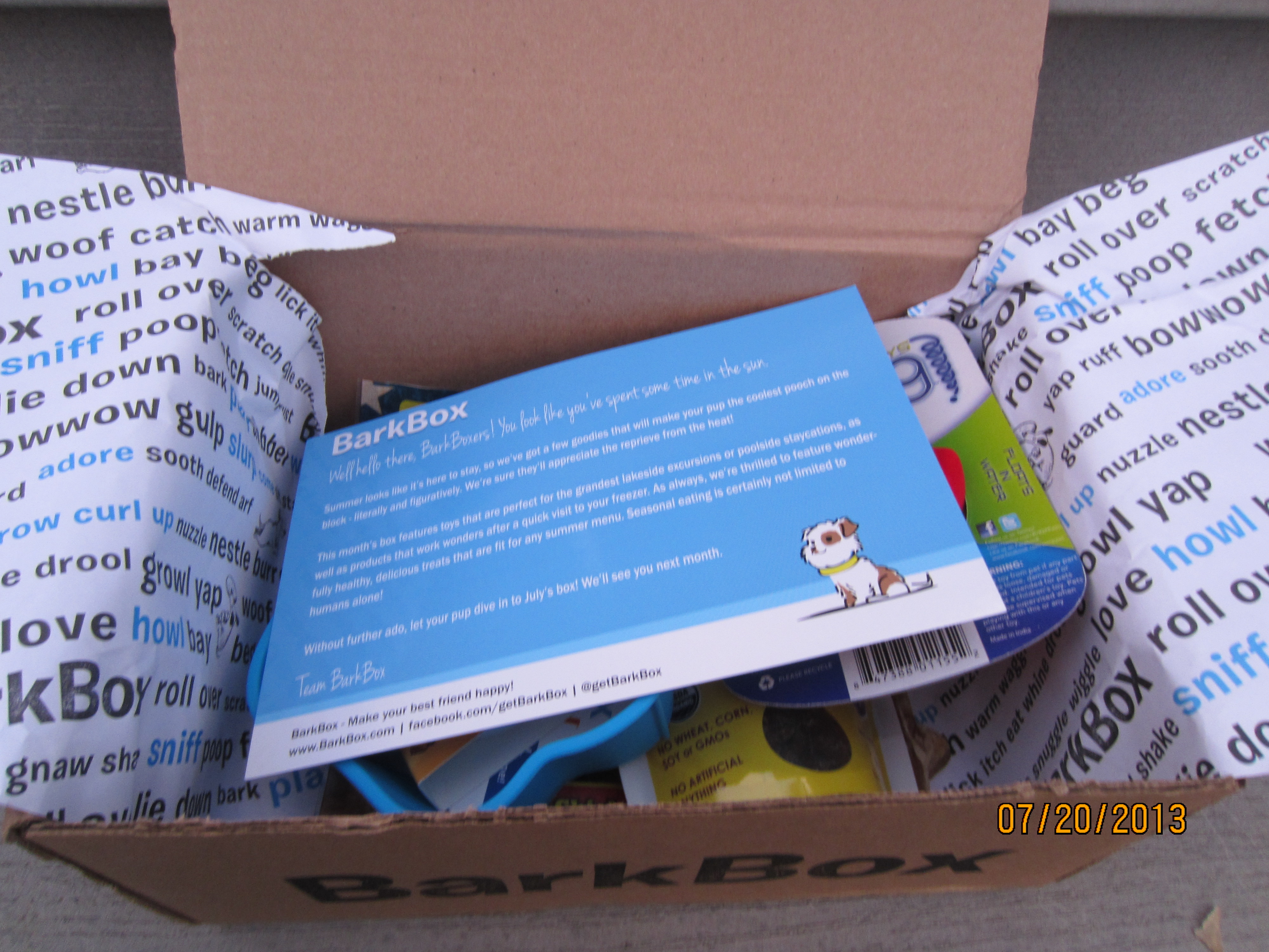 BarkBox July Review