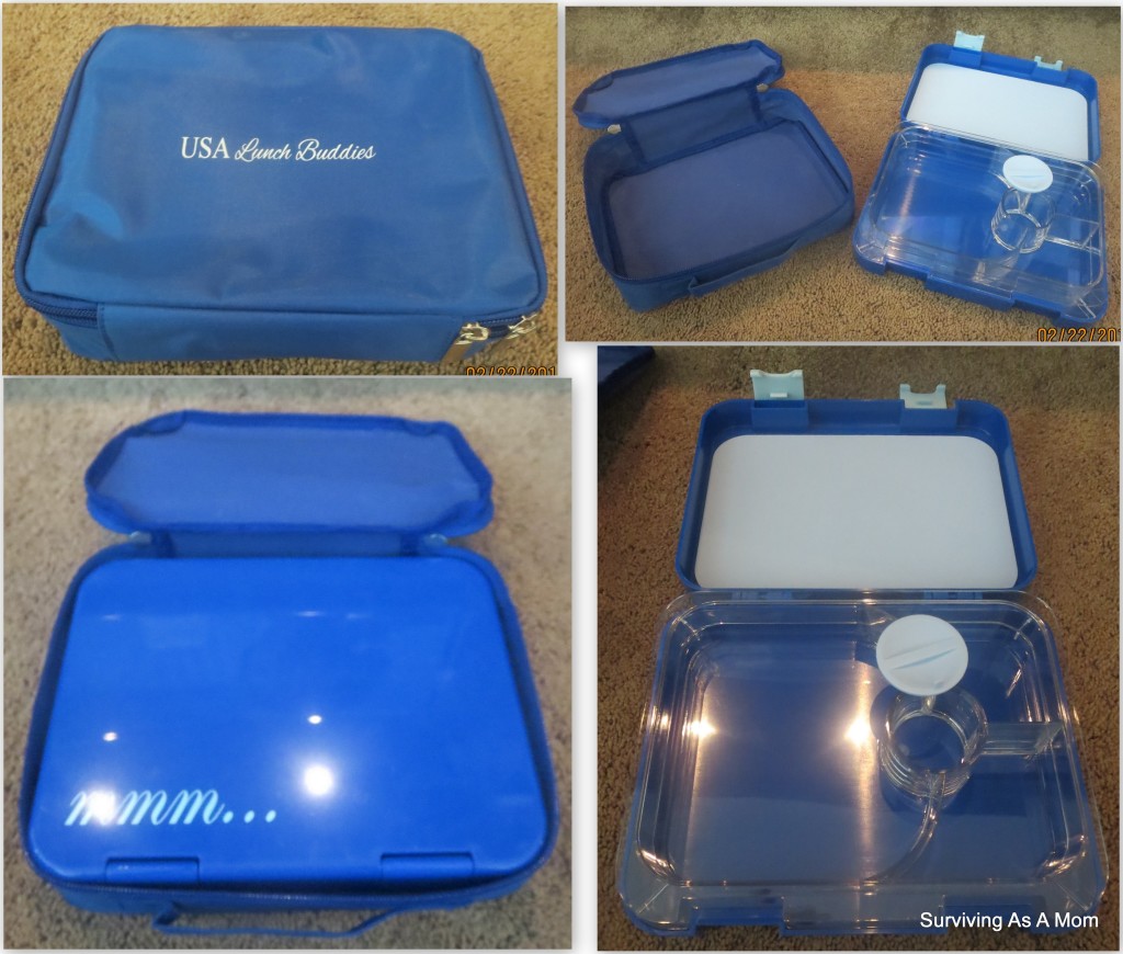 Bento Lunch Box Blue By Mmm Lunch Buddies Review